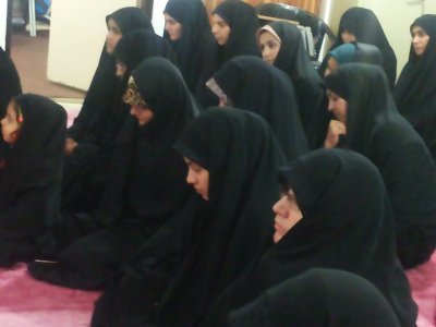 برگزاری مراسم شهادت حضرت فاطمه در مدرسه علمیه آبدانان
